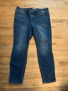 LC Lauren Conrad Indigo Denim Hem Detail Jeans